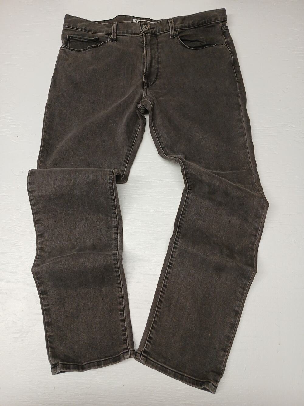 Express Jeans (36x32) Black Faded Rocco Slim Skinny Jeans